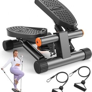 Mini Stepper with Resistance Bands